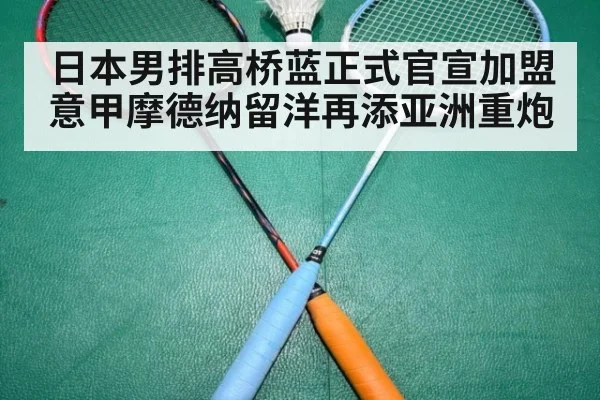 日本男排高桥蓝正式官宣加盟意甲摩德纳留洋再添亚洲重炮